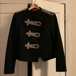 Black bejeweled Alice + Olivia Jacket